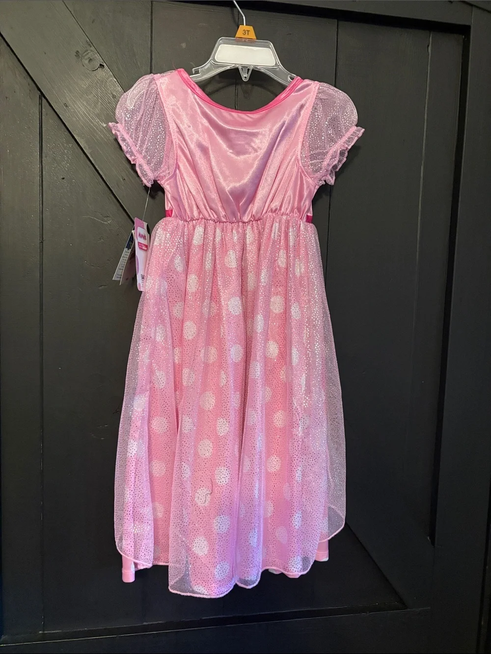 Disney Pink Minnie Mouse Sparkle Nightgown - Picture 2 of 4
